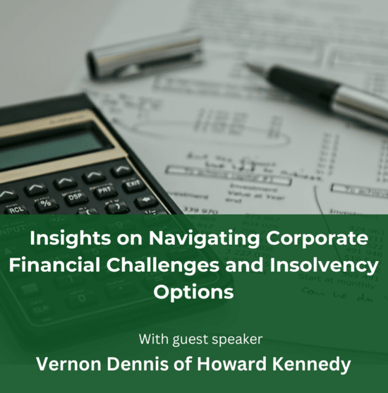 Corporate Financial Issues & Insolvency Options