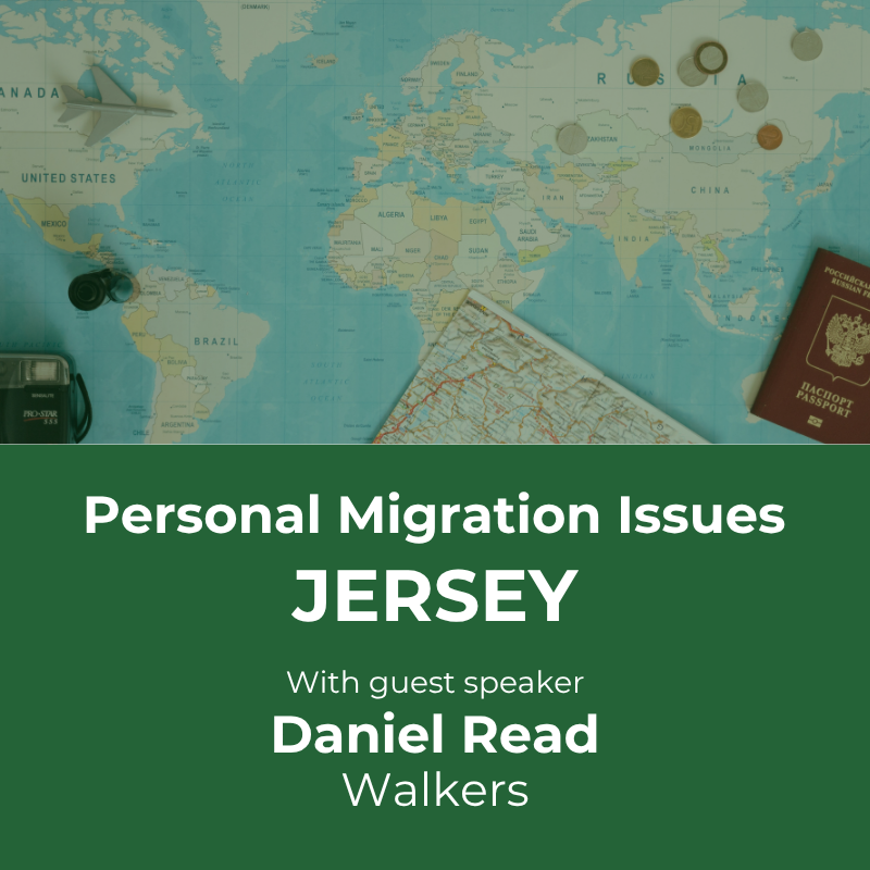 Personal Migration Isssues<br/>Jersey