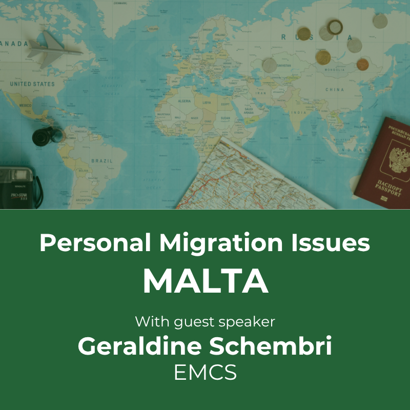 Personal Migration Isssues<br/>Malta